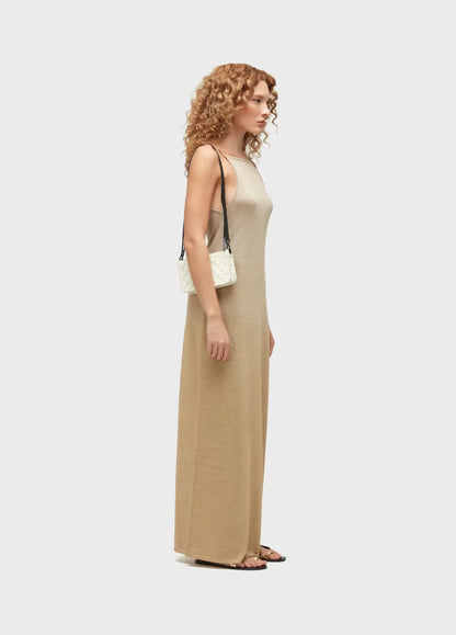 Vestido Longo Tricot Lurex Osklen