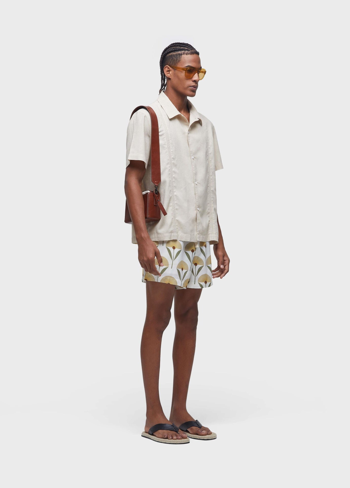 Bermuda Pj Sunflower Color Osklen