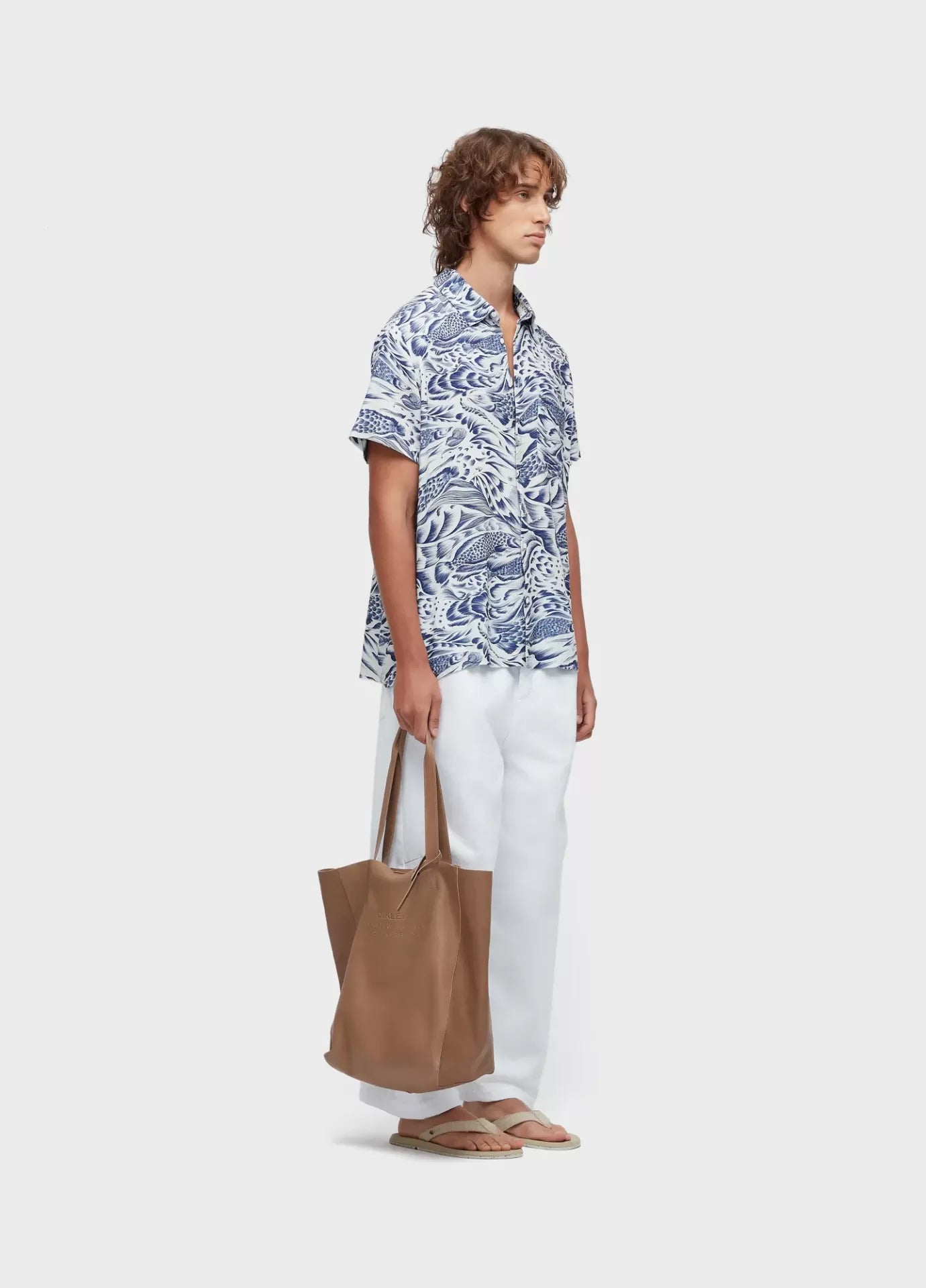 Camisa Pirarucu Trace Blue Osklen
