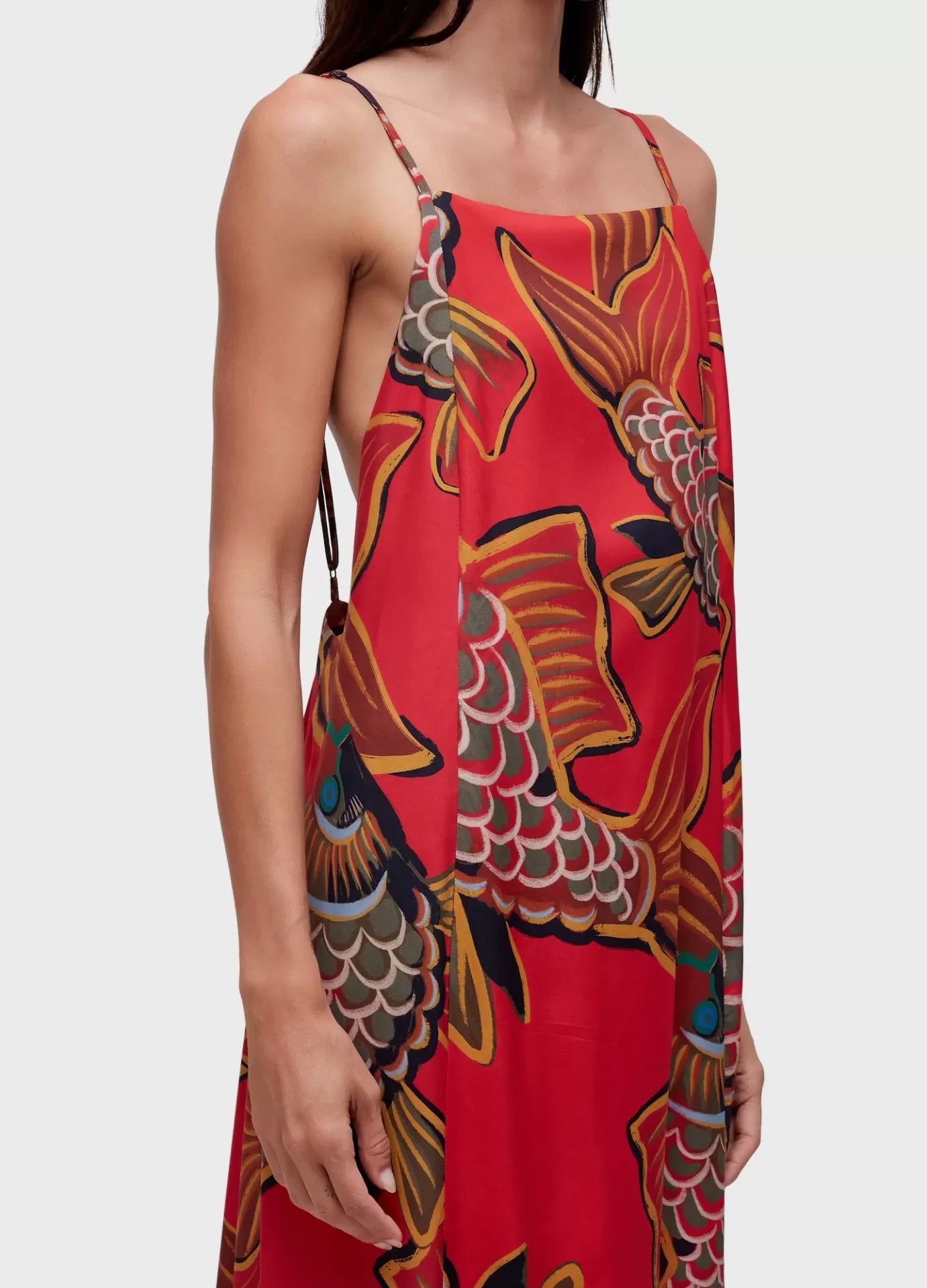 Vestido Baloon Peixe Red Osklen