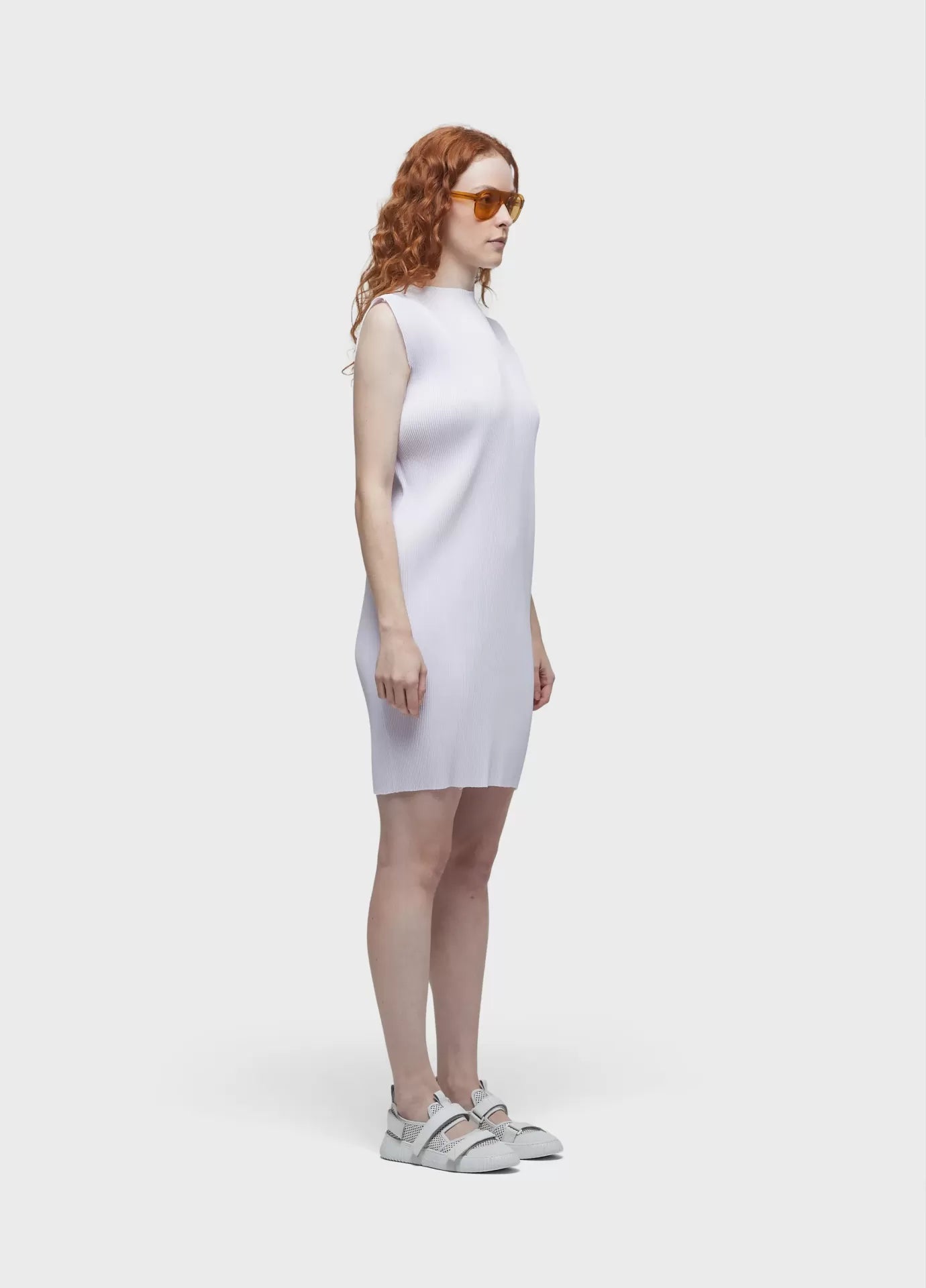 Vestido Plissado Curto Osklen