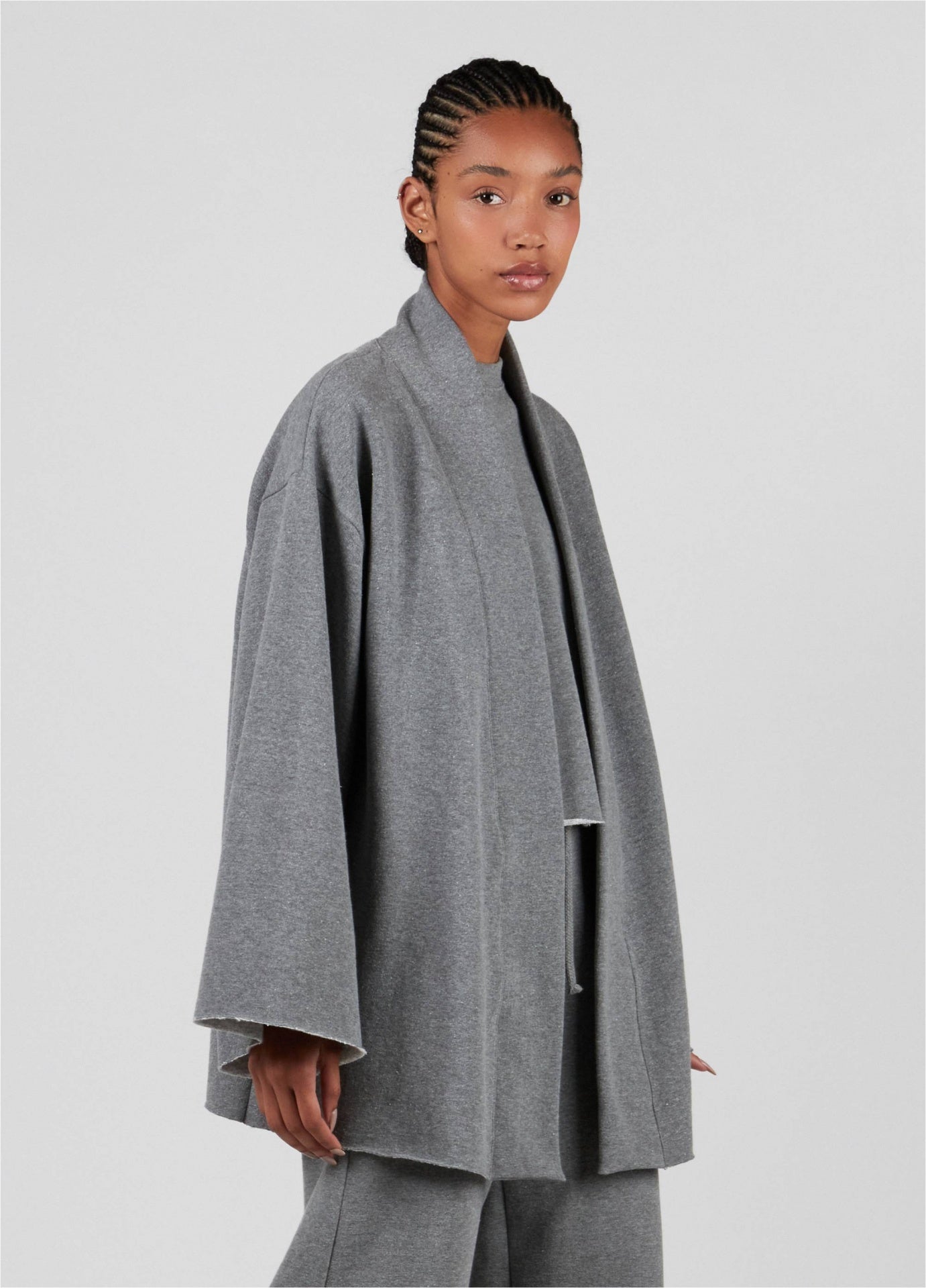 Cardigan Fem Moletom E-basics