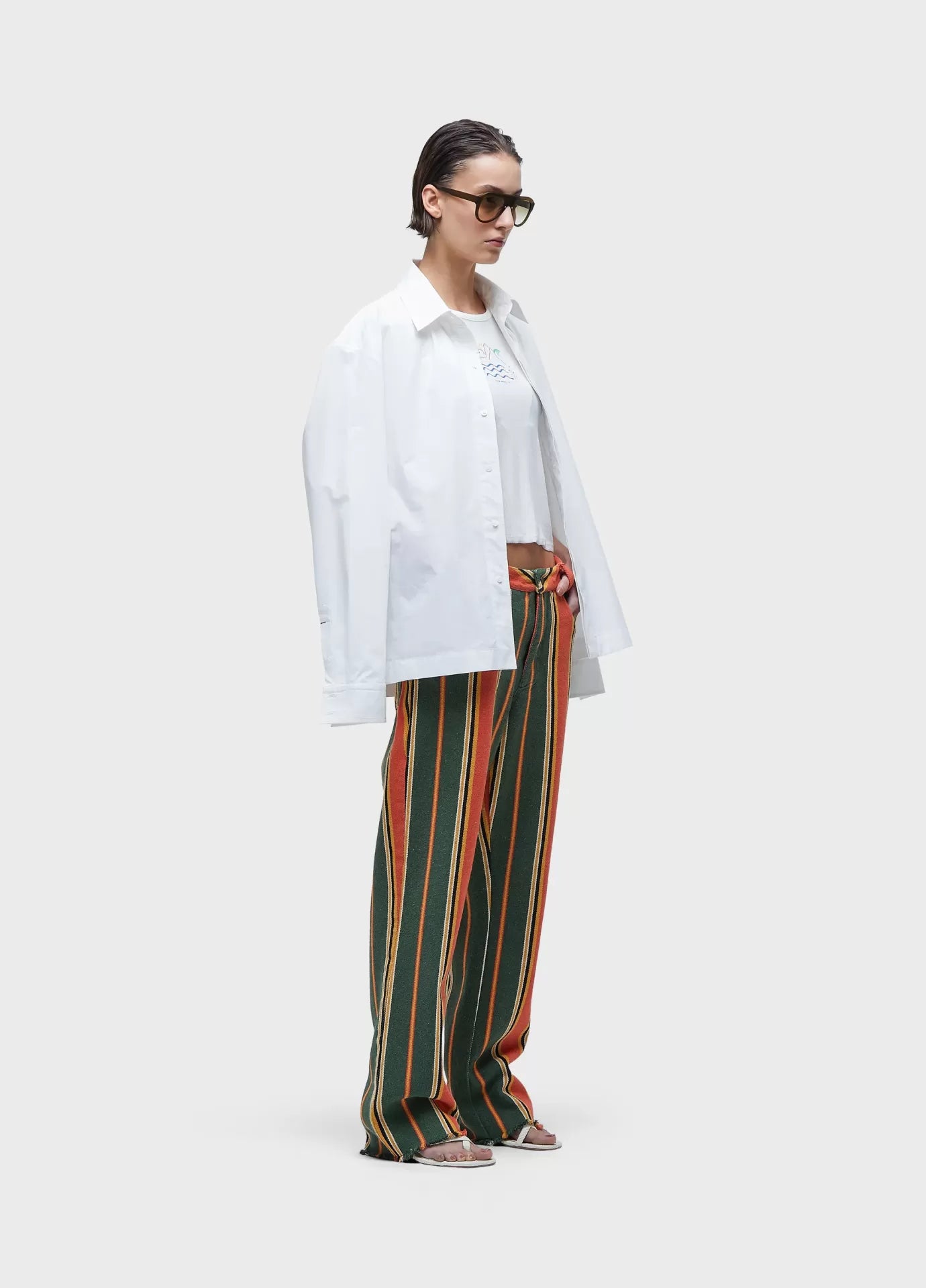 Calça Cotton Stripes Atelier Osken