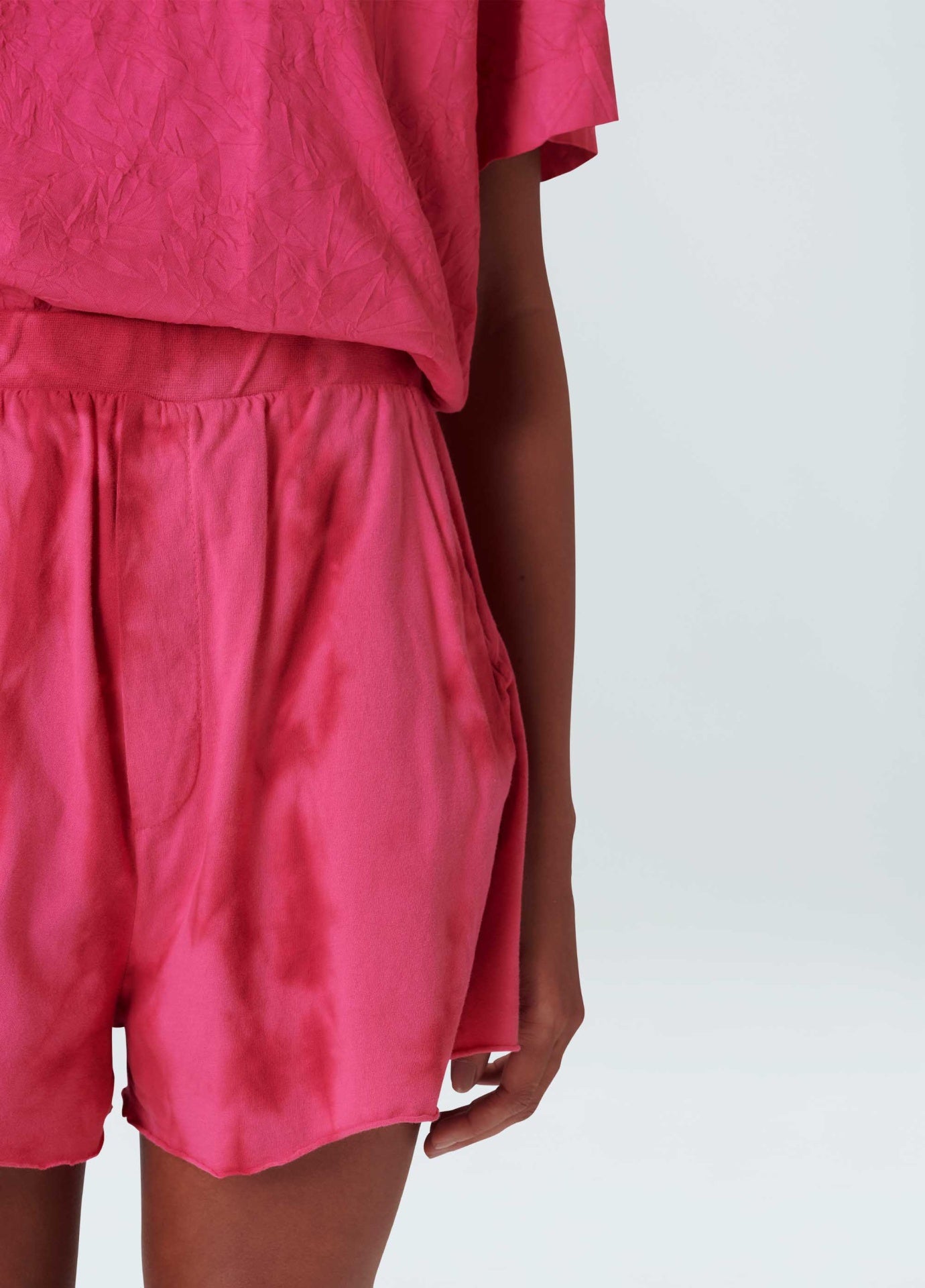 Short Fem Tie Dye Pink Osklen