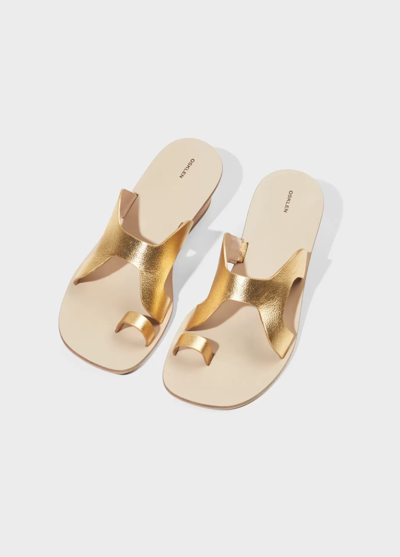 Sandália Calçadão Salto Metalizada Osklen