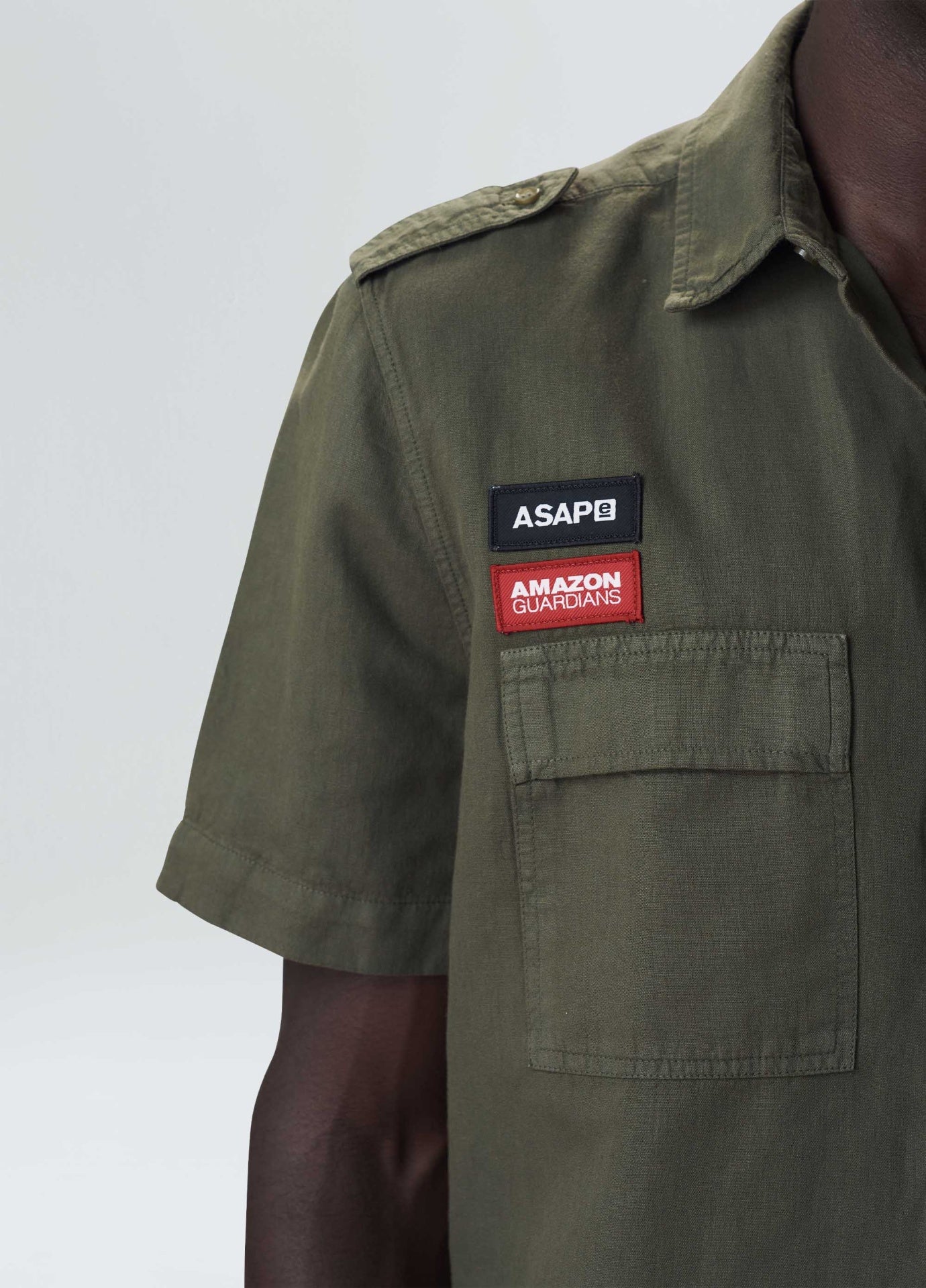Camisa Mc Utility Hemp Patch Osklen