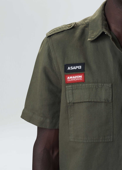 Camisa Mc Utility Hemp Patch Osklen