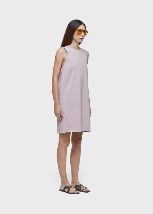 Vestido superlight curto double face v