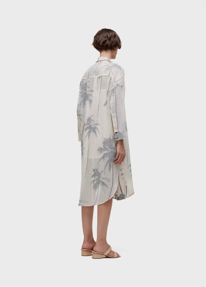 Vestido Chemise Tela Coqueiro Osklen