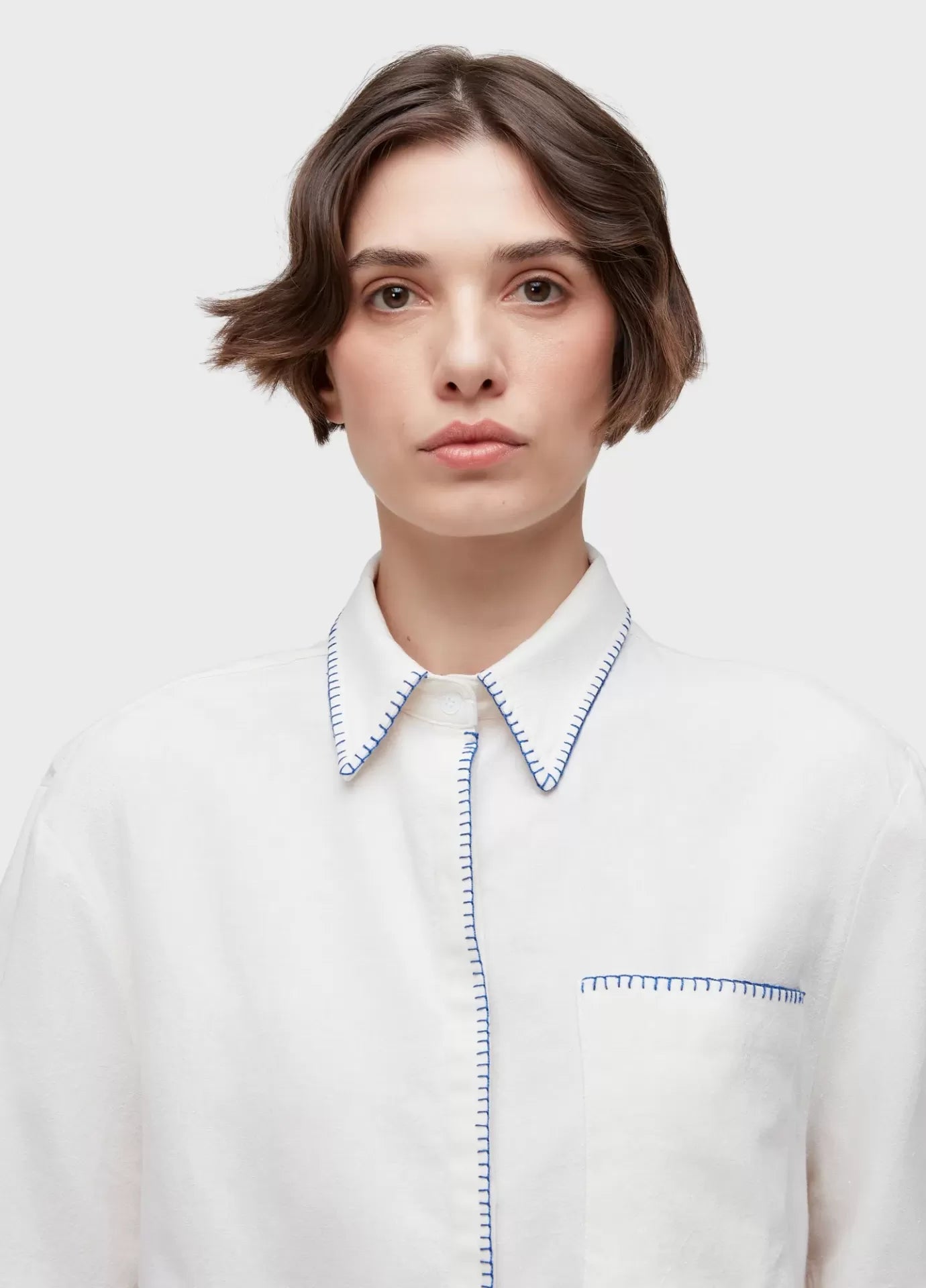 Camisa Bordado Knot Osklen