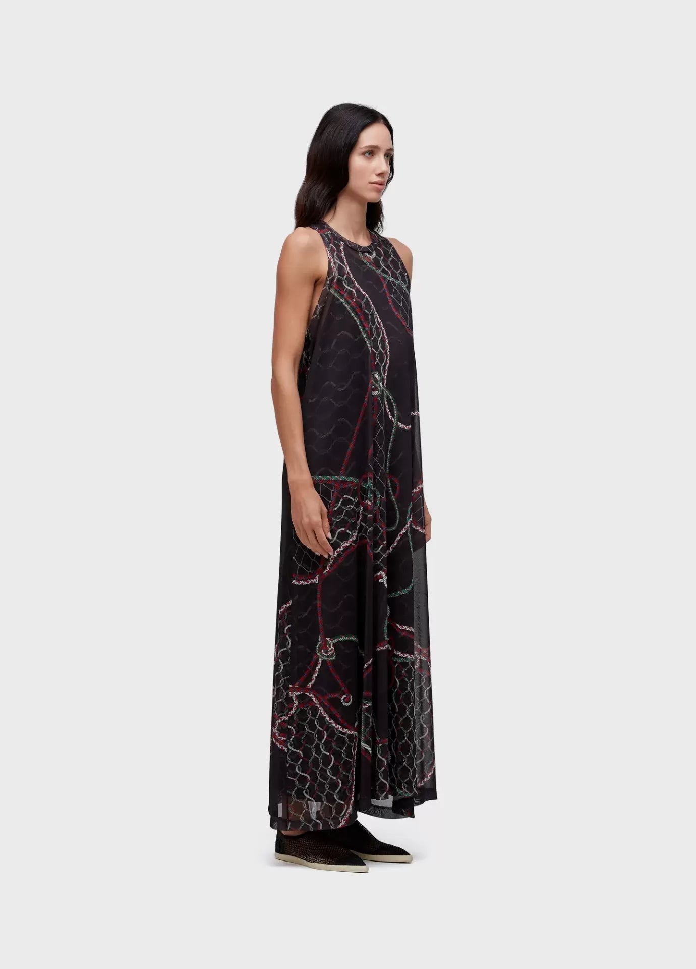 Vestido Nadador Longo Estampa Osklen