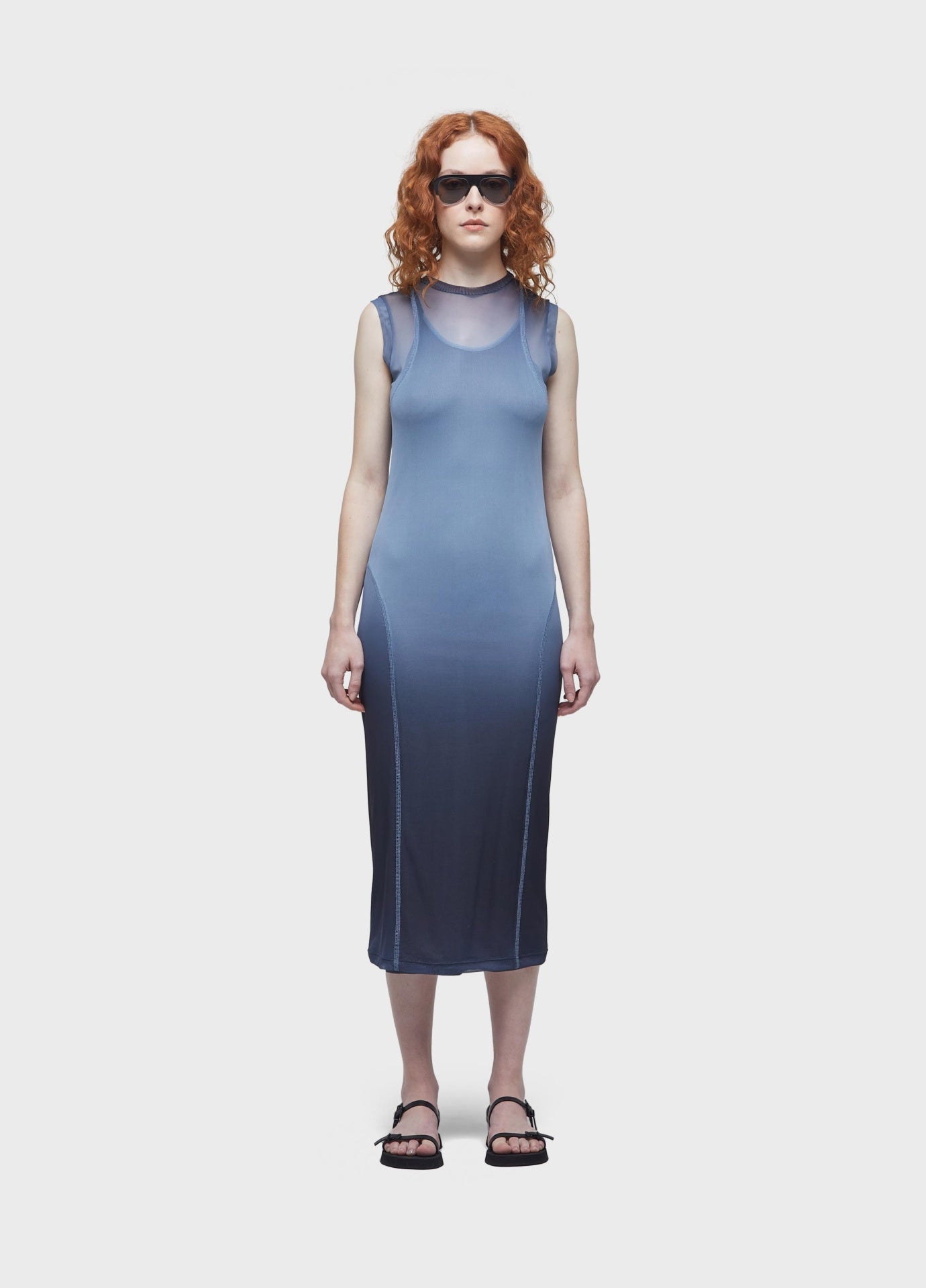 Vestido Tule Degrade Osklen
