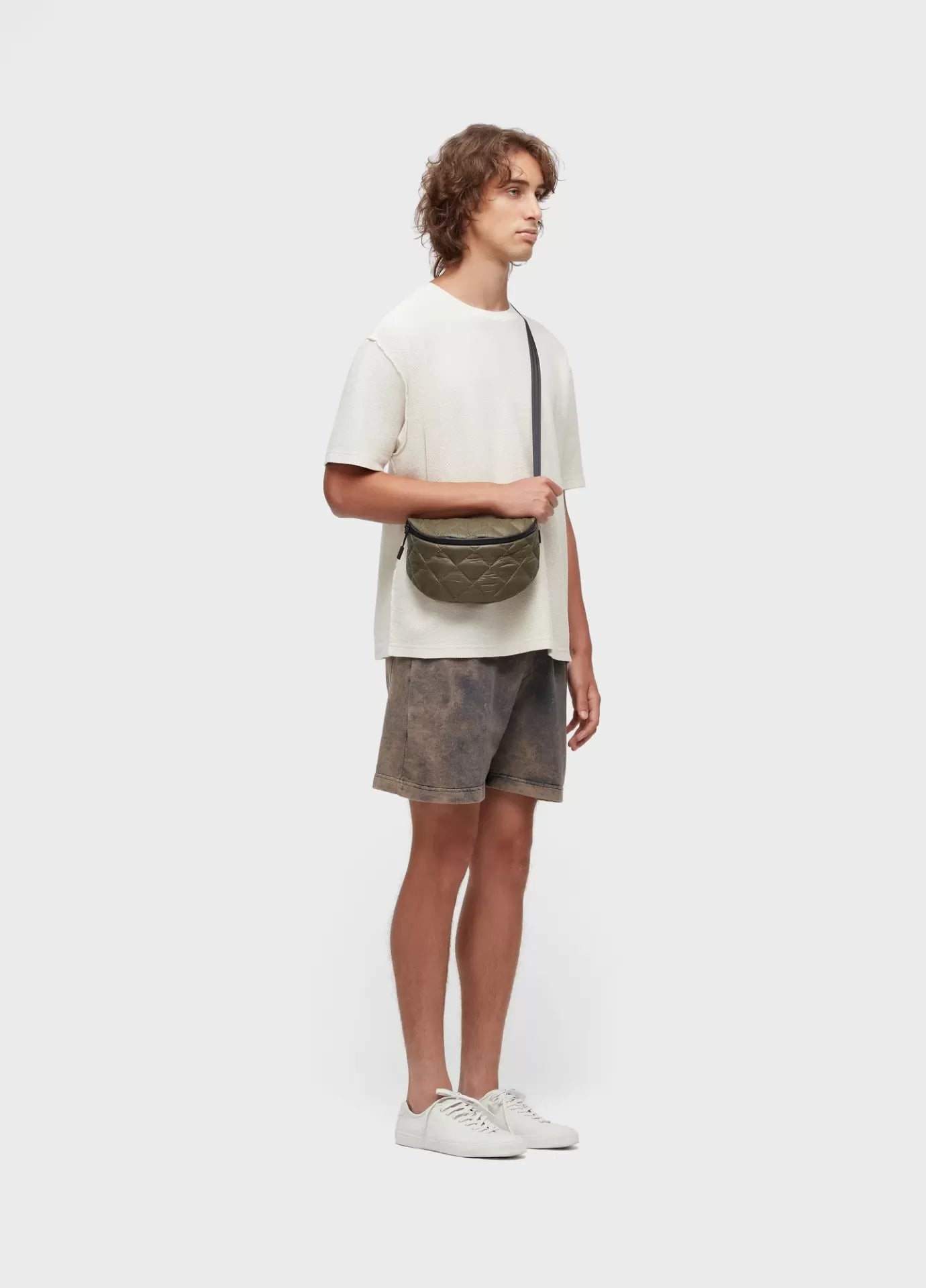 T-shirt Over Rustic Texture Osklen