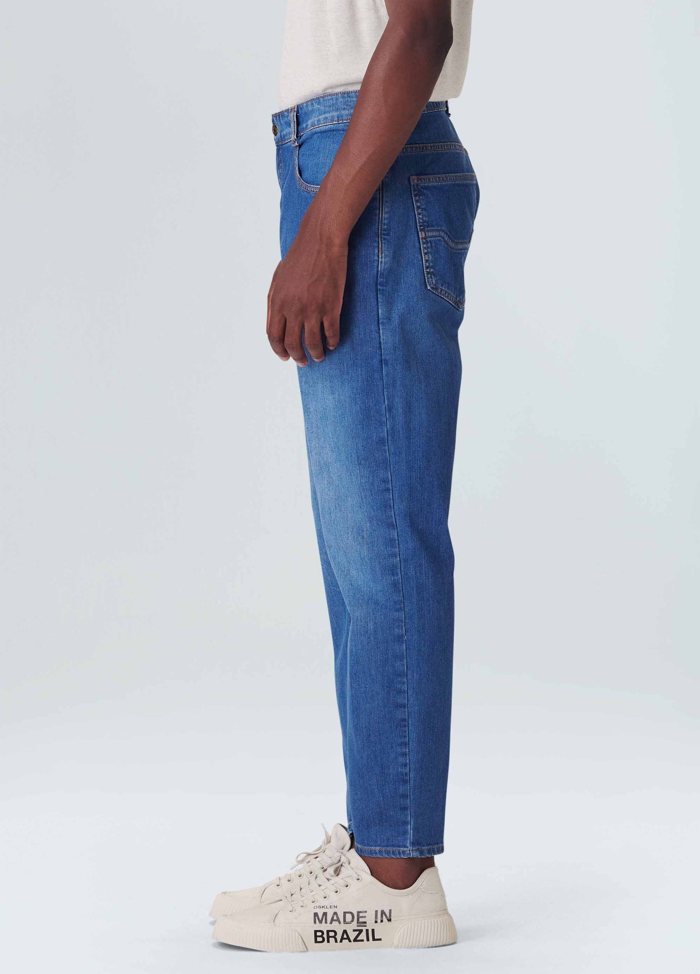 Calca Jeans Joatinga Mid Blue Osklen