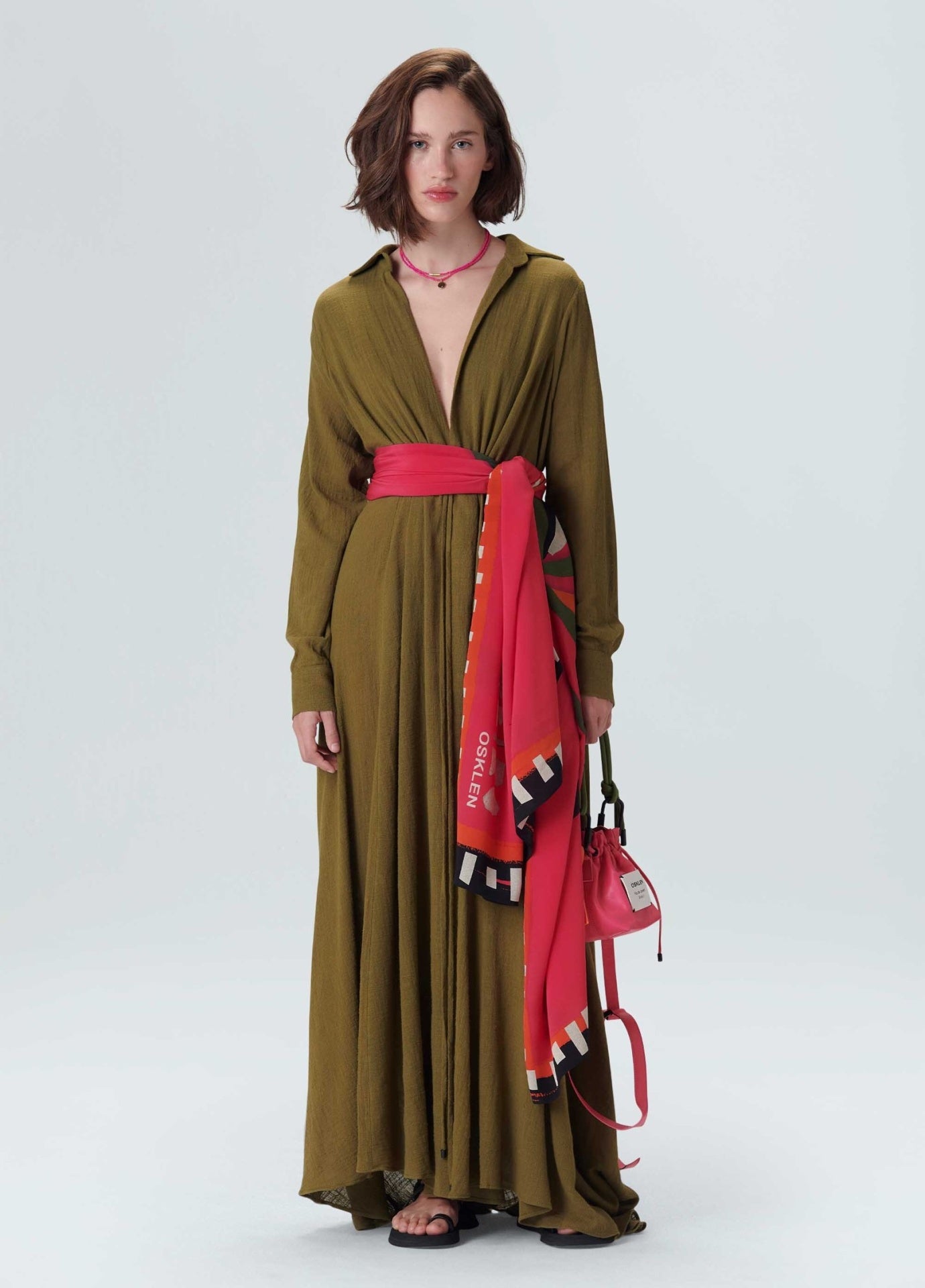 Vestido Chemise Longo Osklen