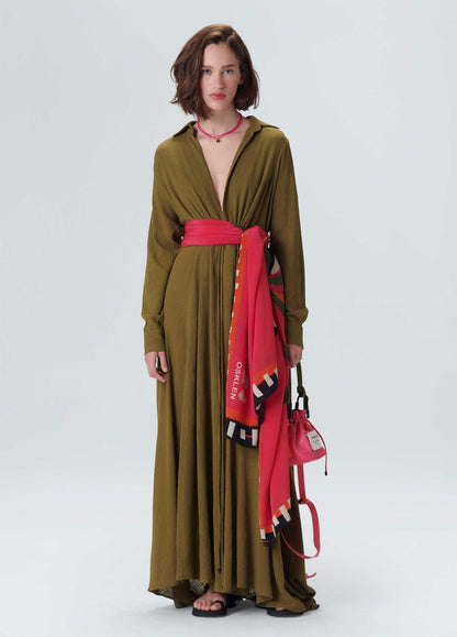 Vestido Chemise Longo Osklen