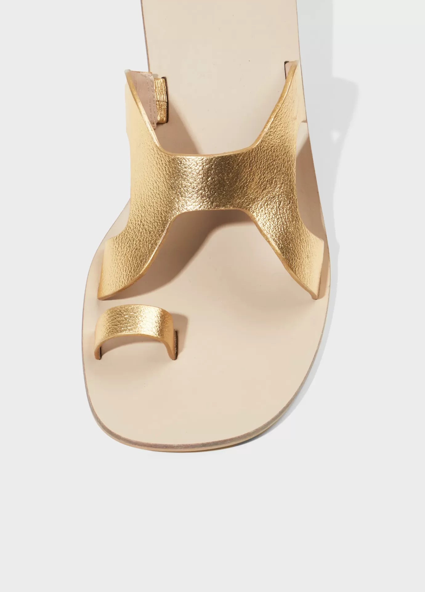 Sandália Calçadão Salto Metalizada Osklen