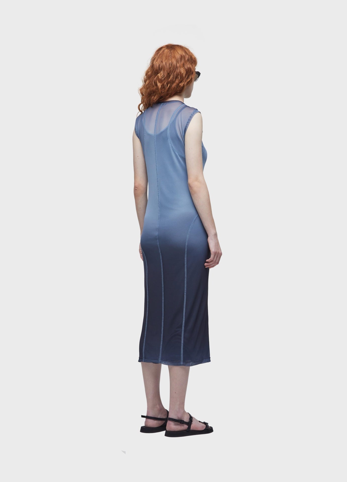 Vestido Tule Degrade Osklen