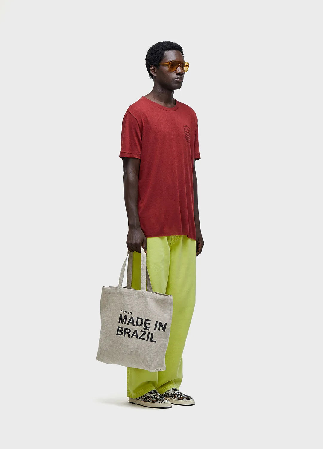 T-shirt Light Brasão White Edition Osklen