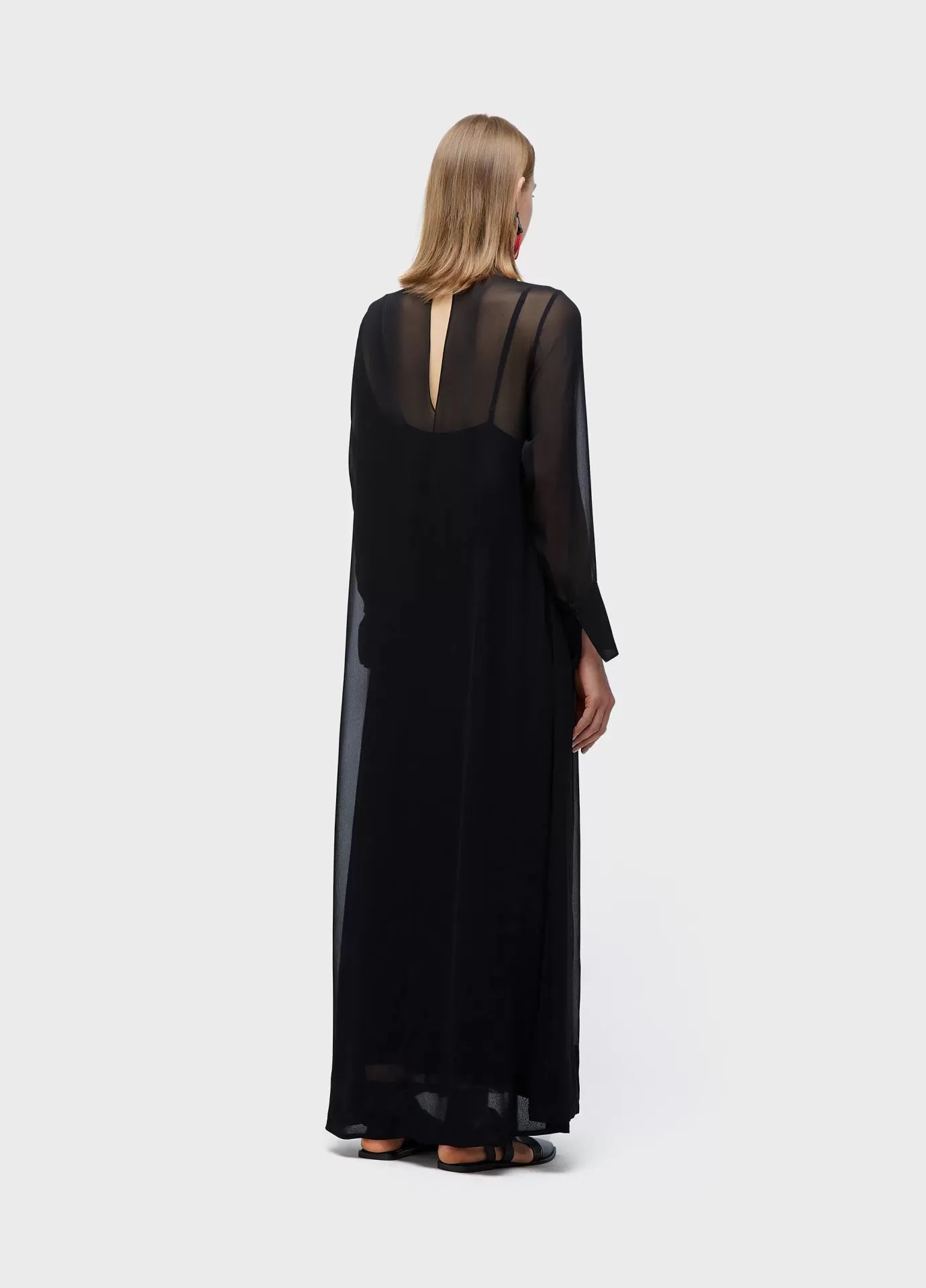 Vestido Longo Gola Osklen