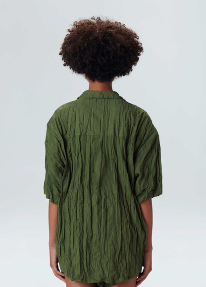 Camisa Over Wrinkled Osklen