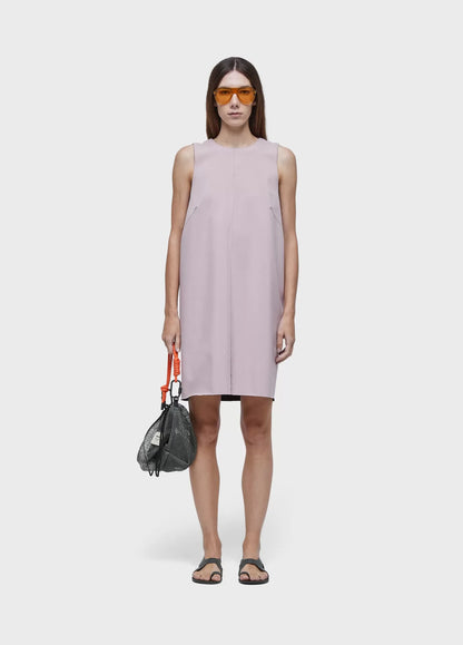 Vestido superlight curto double face v