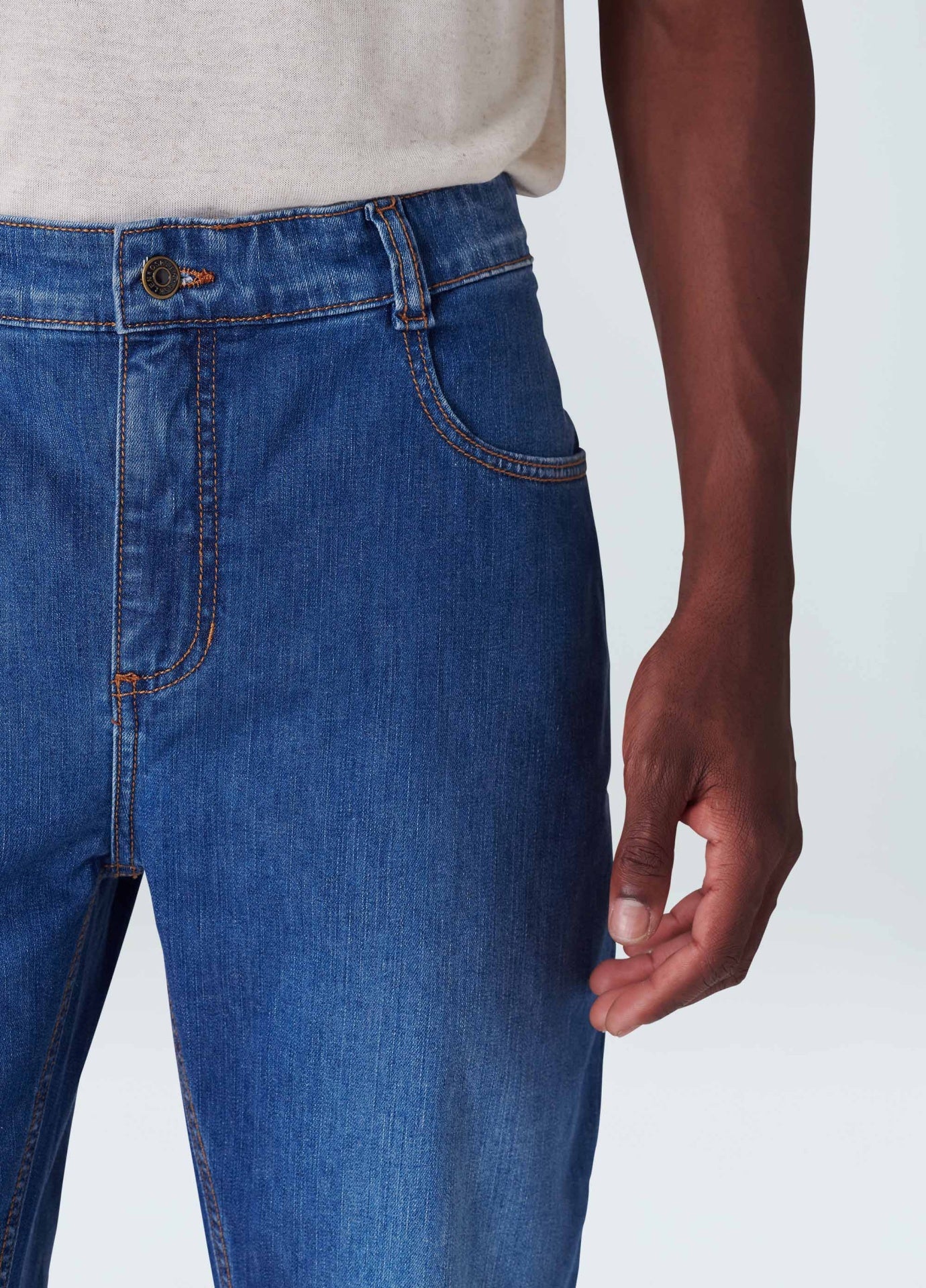 Calca Jeans Joatinga Mid Blue Osklen