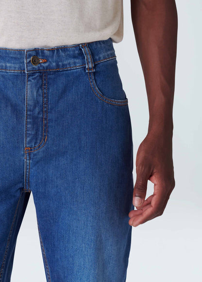 Calca Jeans Joatinga Mid Blue Osklen