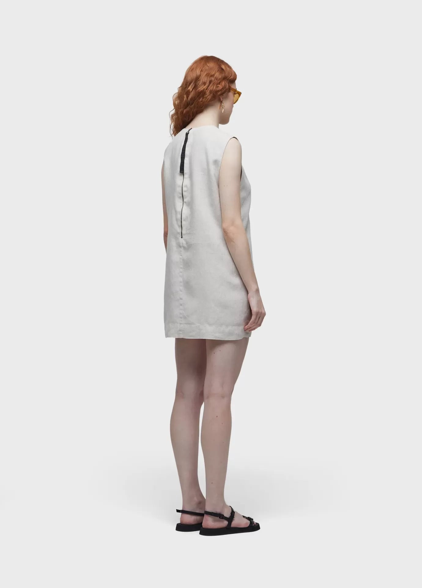 Vestido Reto Bordado Sunflower Osklen