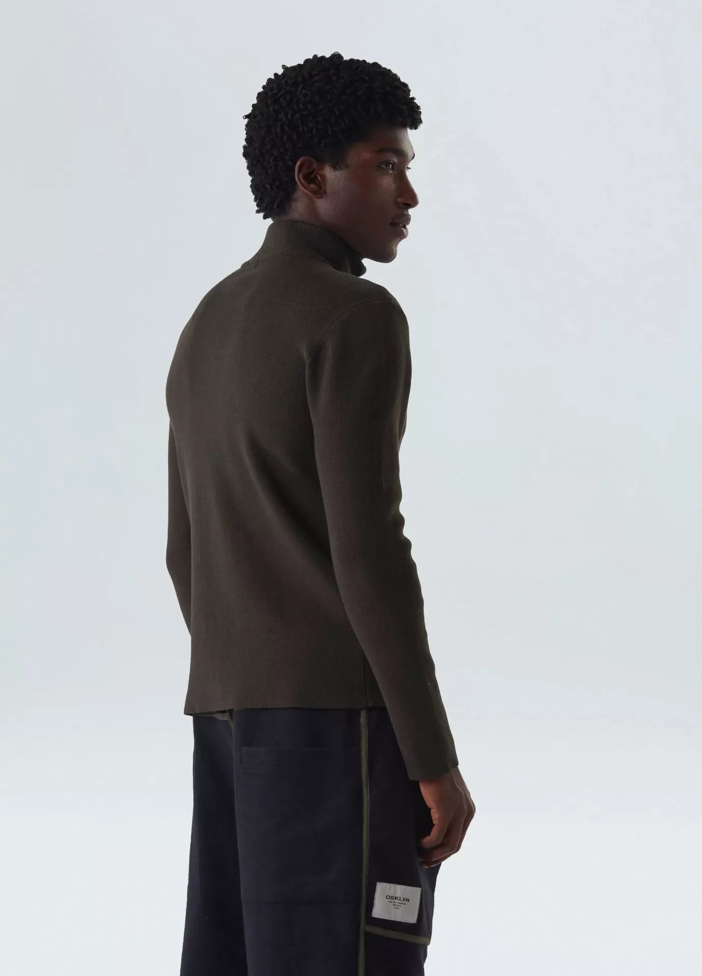 Sweater Tricot Zipped Cotton Osklen