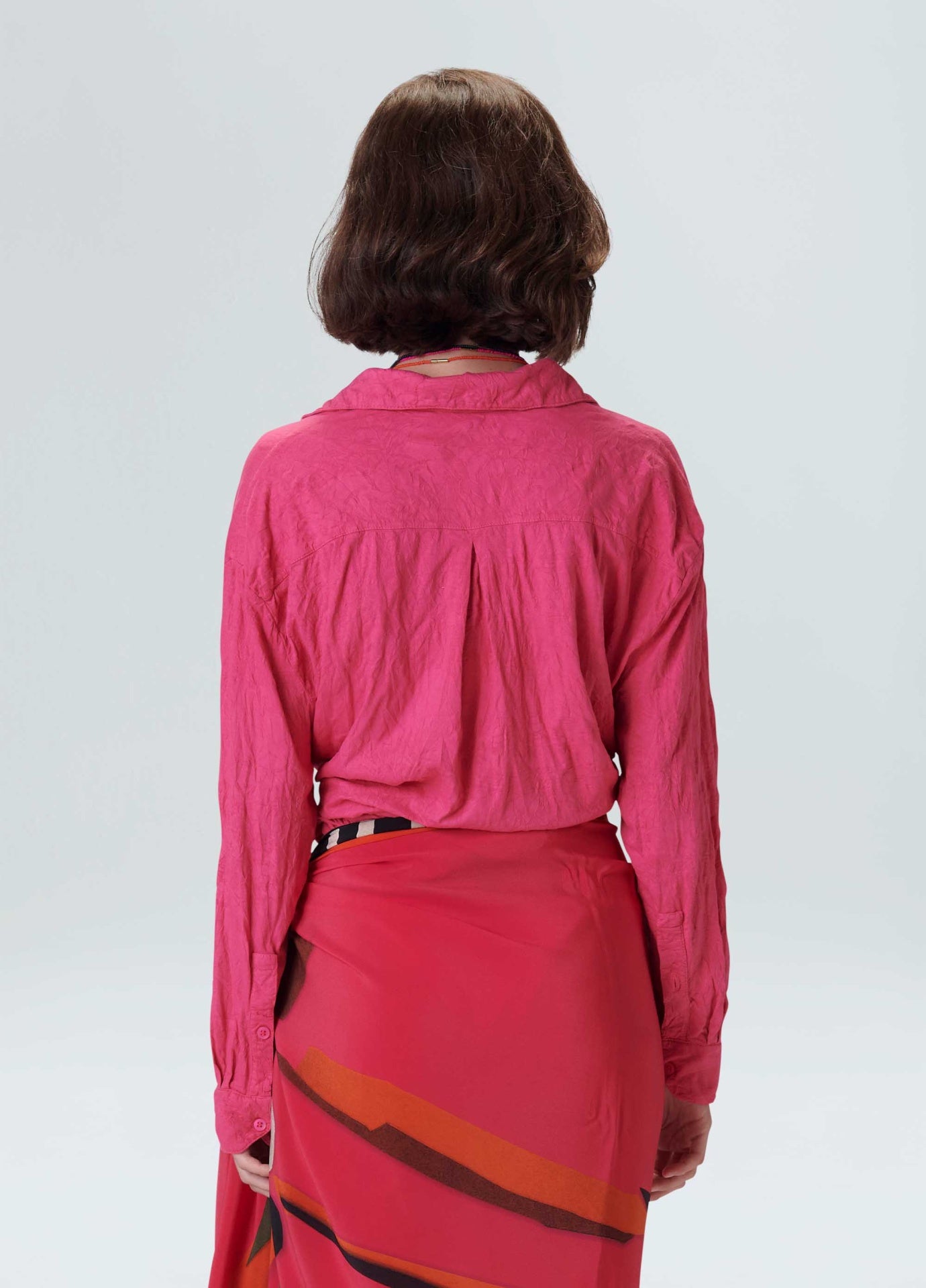 Camisa Ml Fem Amassada Osklen
