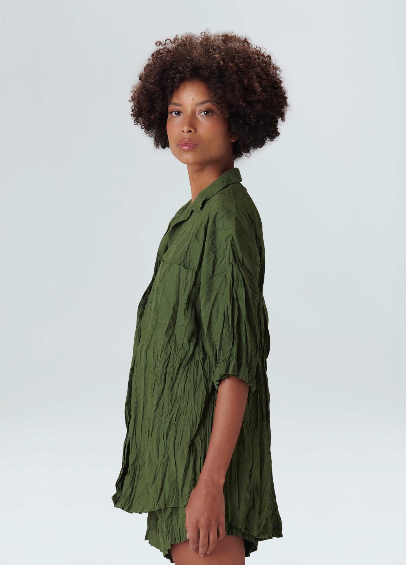 Camisa Over Wrinkled Osklen