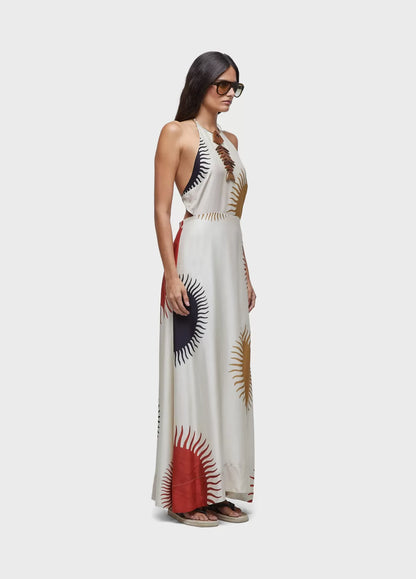 Vestido enviesado sol claro