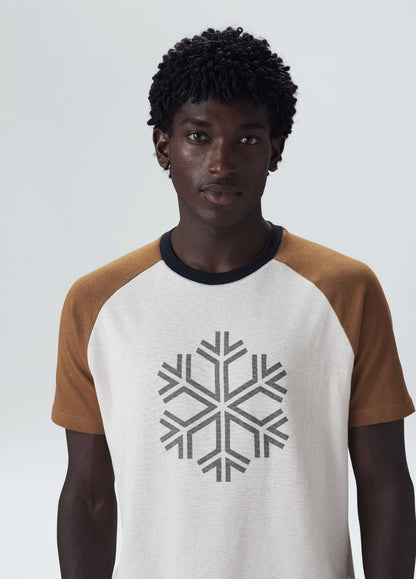 T Shirt Raglan Snow Icon Osklen