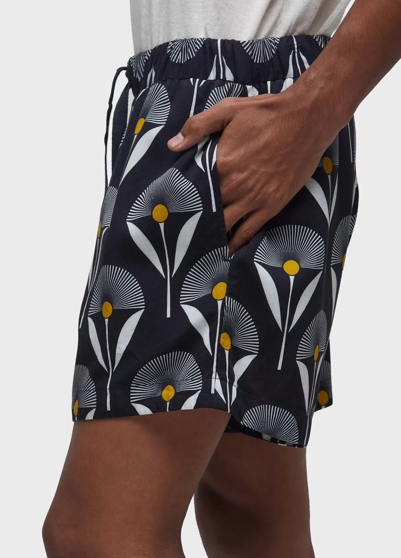 Bermuda Pj Sunflower Dots Osklen