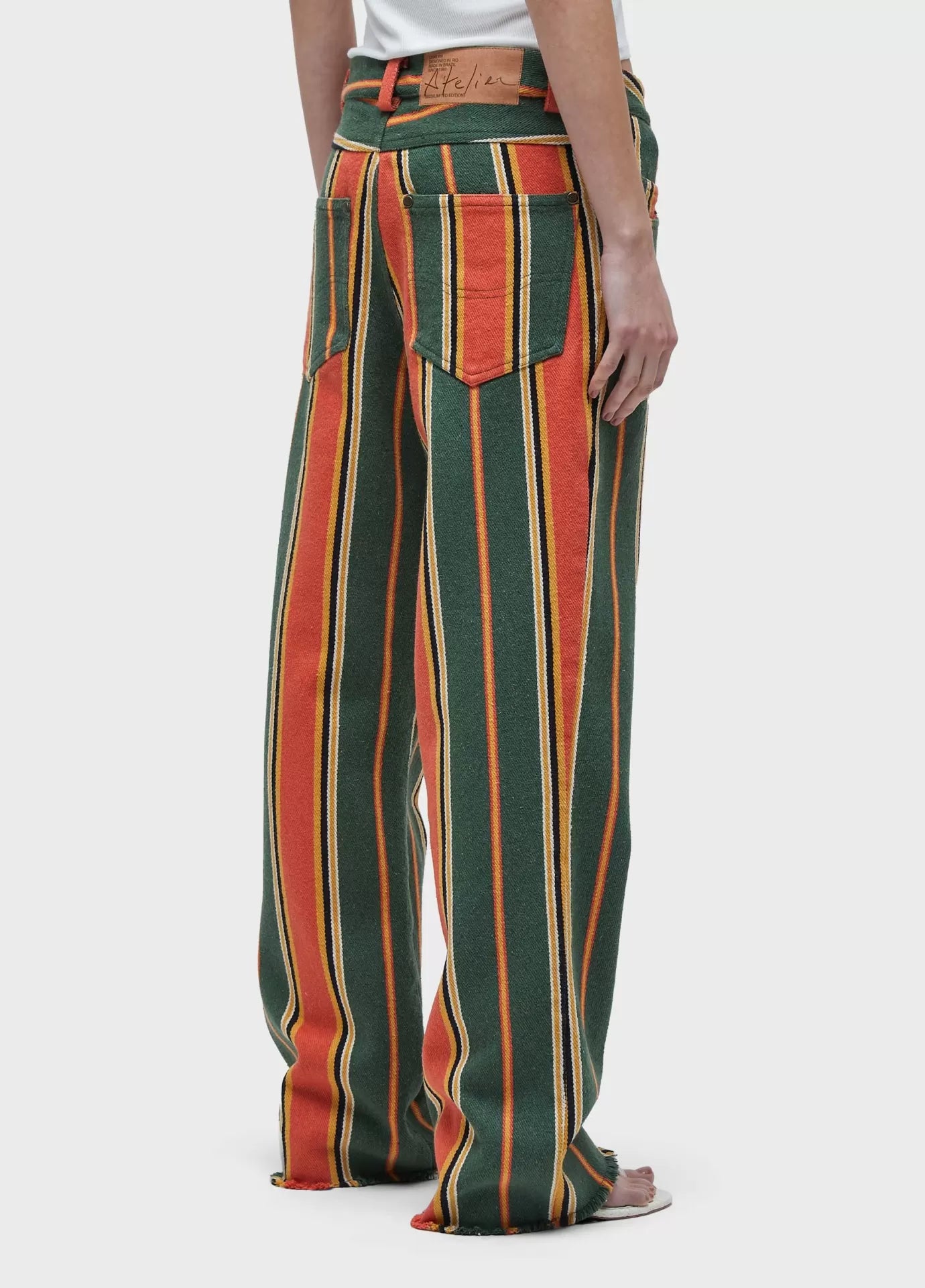 Calça Cotton Stripes Atelier Osken