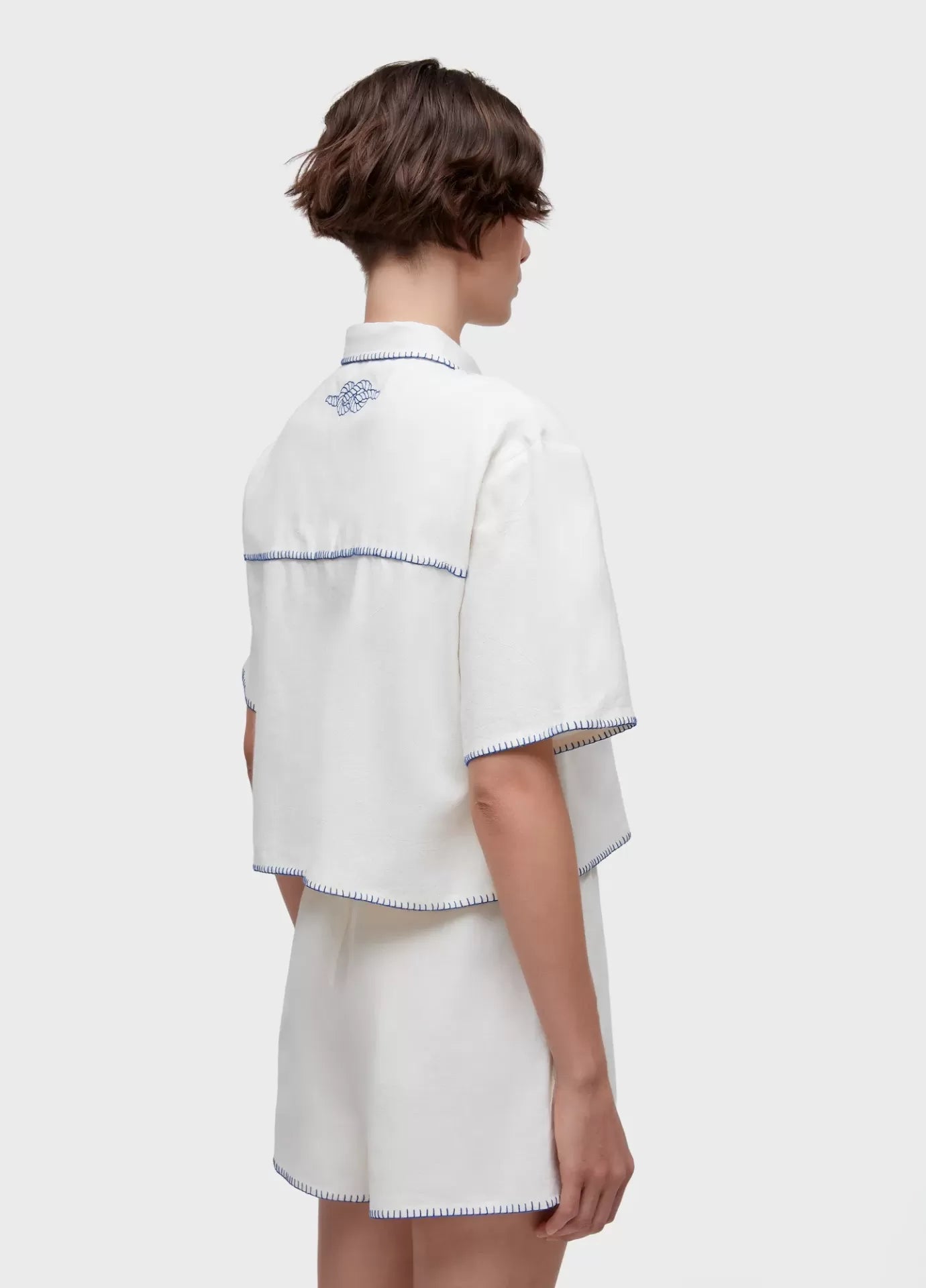 Camisa Bordado Knot Osklen