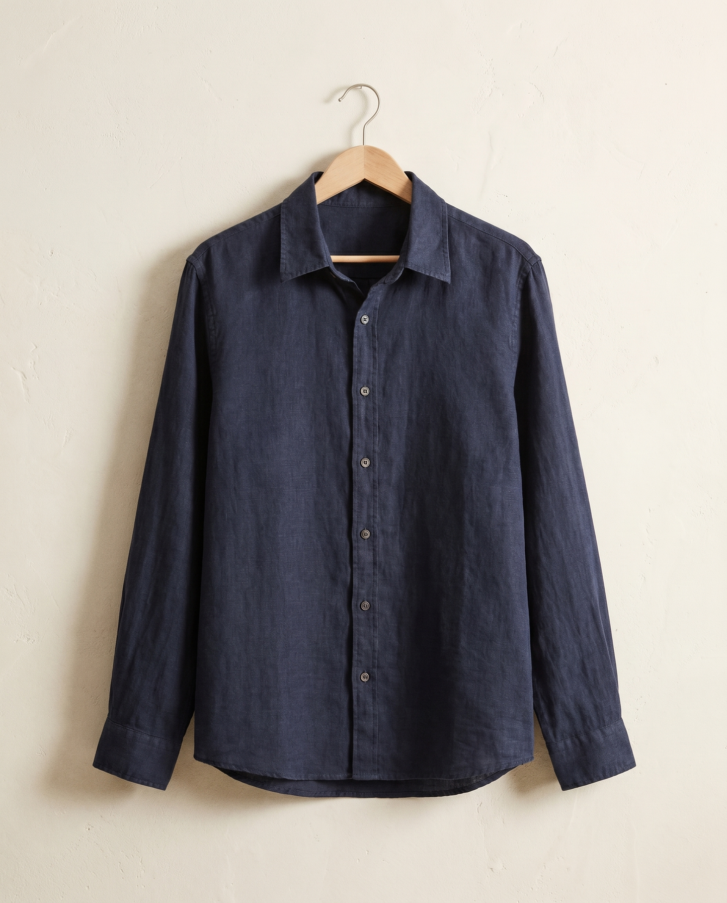 The Linen Shirt 101 in Deep Navy