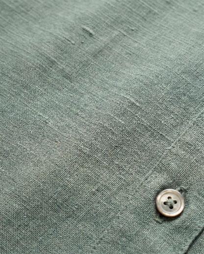 100% European washed linen — texture detail